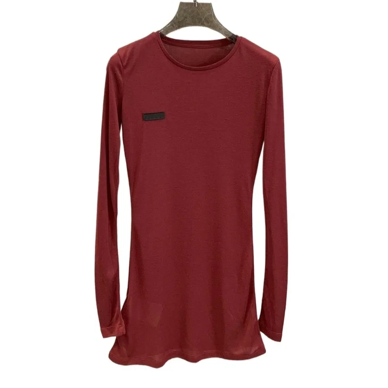 Women Long Sleeve T Shirt N204388 Red Colur Clothing Spring Summer Polo Collar T-shirt Streetwear Embroidery Letter 2024 New
Women Long Sleeve T Shirt N204388 Red Colur Clothing Spring Summer Polo Collar T-shirt Streetwear Embroidery Letter 2024 New