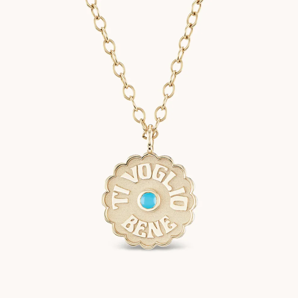 Large Raised Gold Ti Voglio Bene Pearl Necklace Custom Valentine's Day Personalized Round Name Charm 3D Jewelry Gift for Couple
Large Raised Gold Ti Voglio Bene Pearl Necklace Custom Valentine's Day Personalized Round Name Charm 3D Jewelry Gift for Couple