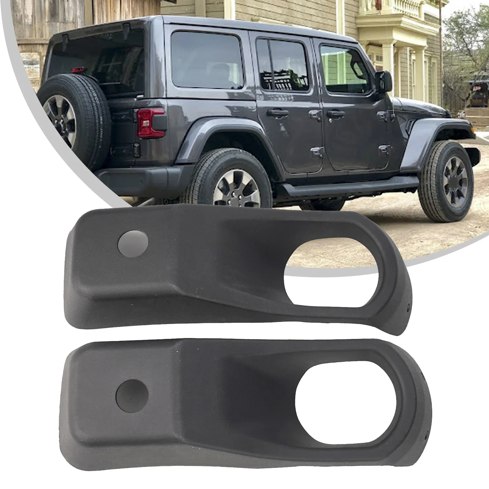 Pair LH & RH Fog Lamp Bezel Front Bumper Fog Light Lamp Cover Light Shell Fits For JEEP Wrangler JL 2018+ Car Accessories
Pair LH & RH Fog Lamp Bezel Front Bumper Fog Light Lamp Cover Light Shell Fits For JEEP Wrangler JL 2018+ Car Accessories