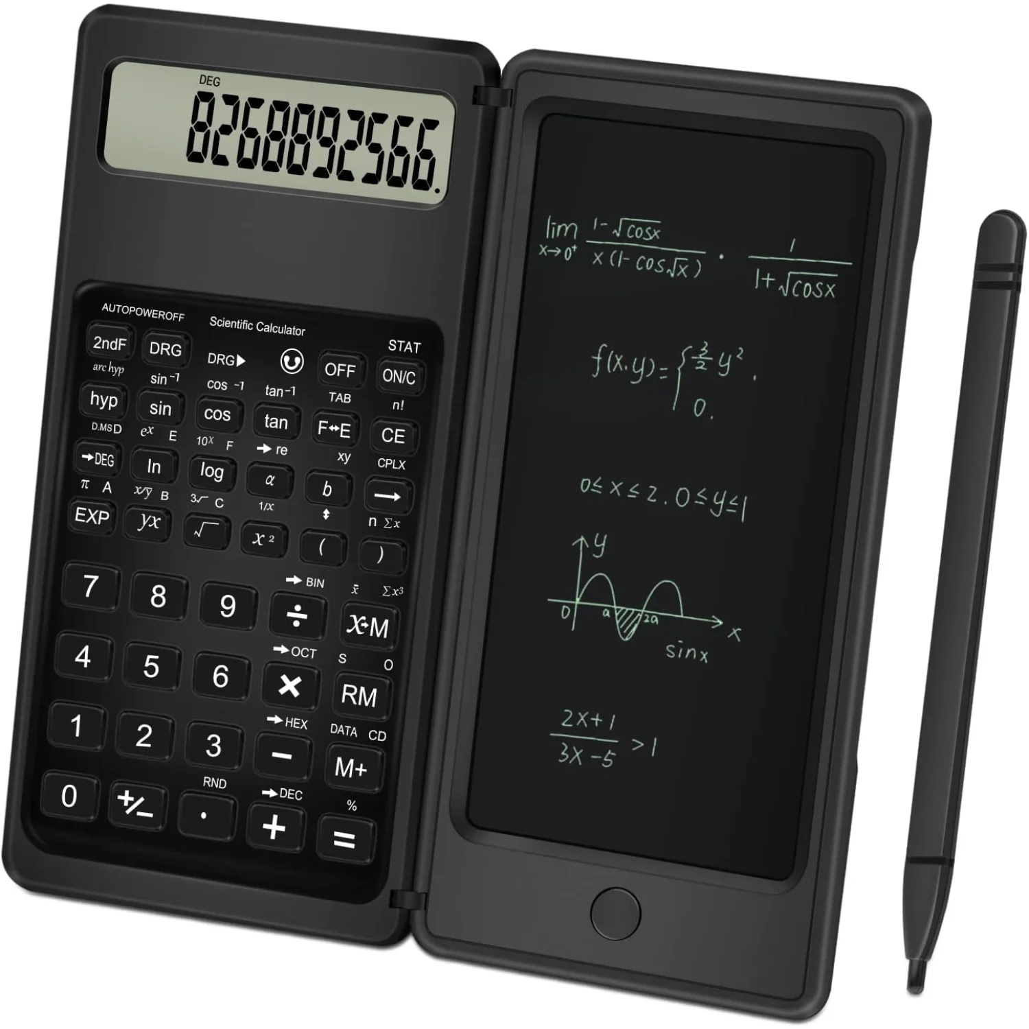 Calculator with Notepad, 10 Digits LCD Display Calculator, Multi- Portable Desktop Calculator for High School, Office Meeting
Calculator with Notepad, 10 Digits LCD Display Calculator, Multi- Portable Desktop Calculator for High School, Office Meeting