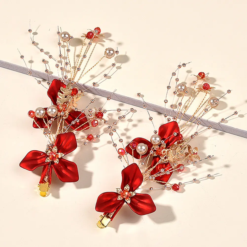2 pcs Alloy Bride Hairpins Chinese Style Decorative Clip For Women Wedding Party Bridal Hair Jewelry Hair Accessories
2 pcs Alloy Bride Hairpins Chinese Style Decorative Clip For Women Wedding Party Bridal Hair Jewelry Hair Accessories