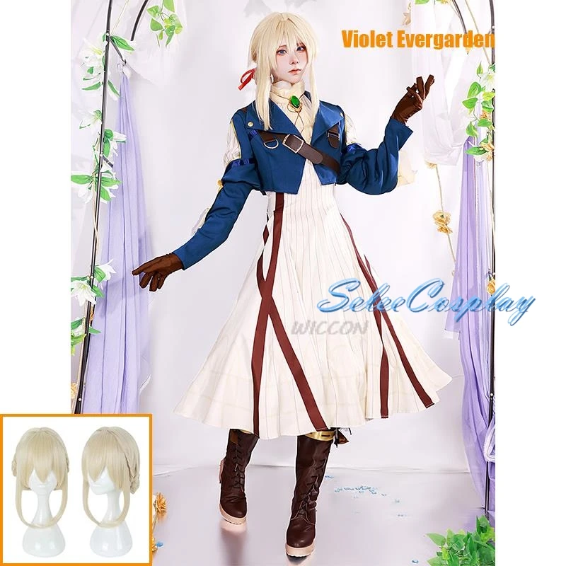 Аниме фиолетовый Evergarden костюмы для косплея платье Vestido костюмы на Хэллоуин для женщин костюм парик вечерние униформа одежда Лолиты
Аниме фиолетовый Evergarden костюмы для косплея платье Vestido костюмы на Хэллоуин для женщин костюм парик вечерние униформа одежда Лолиты