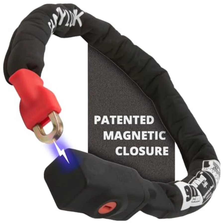 Viking Bike Chain Lock with Key - Magnetic Patented Sold Secure - Anti Theft - Smart Ultra Security Bicycle Lock 35.51 Inch
Viking Bike Chain Lock with Key - Magnetic Patented Sold Secure - Anti Theft - Smart Ultra Security Bicycle Lock 35.51 Inch