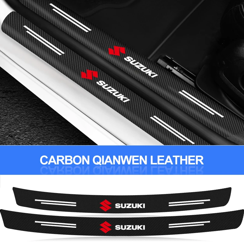 Carbon Fiber Door Sill Car Rear Trunk Bumper Guard Plate Protector Stickers For Suzuki DZire IGNIS Alto Spacia Jimmy VITARA SX4
Carbon Fiber Door Sill Car Rear Trunk Bumper Guard Plate Protector Stickers For Suzuki DZire IGNIS Alto Spacia Jimmy VITARA SX4