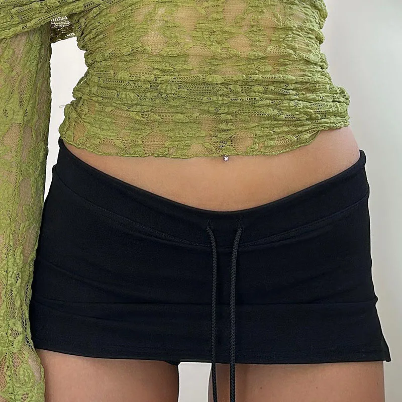 Solid Lace-up Mini Skirts Sexy American Retro Basic Vintage Casual Short Bottoms Basic Casual A-Line Knit Clothing
Solid Lace-up Mini Skirts Sexy American Retro Basic Vintage Casual Short Bottoms Basic Casual A-Line Knit Clothing
