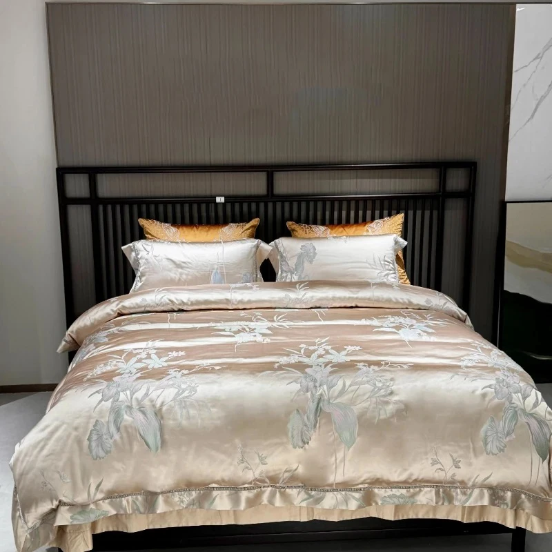 1000TC Egyptian Cotton Soft Silky Satin Jacquard Luxury Bedding Set Smooth Duvet Cover Flat/Fitted Bed Sheet Pillowcases 4Pcs
1000TC Egyptian Cotton Soft Silky Satin Jacquard Luxury Bedding Set Smooth Duvet Cover Flat/Fitted Bed Sheet Pillowcases 4Pcs