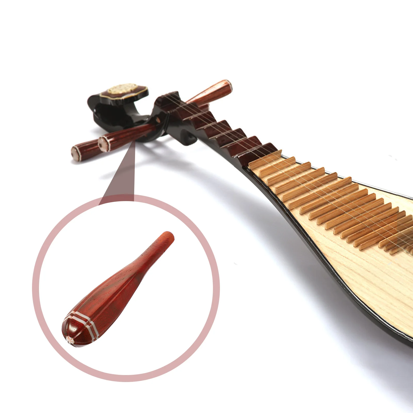 High Quality Pipa Tuning Pegs Wooden Replacement Fittings for String Instruments Enhanced Stability Smooth Adjustment Long Term