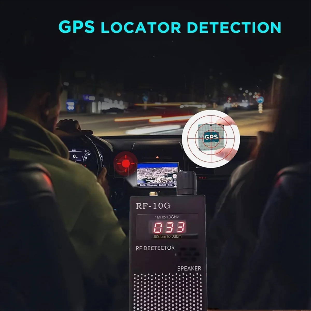 GET! RF Signal Finder, Radio Frequency Detector, Portable Bug Detector Hidden Camera Detector for Hotels, Travel, Home
GET! RF Signal Finder, Radio Frequency Detector, Portable Bug Detector Hidden Camera Detector for Hotels, Travel, Home