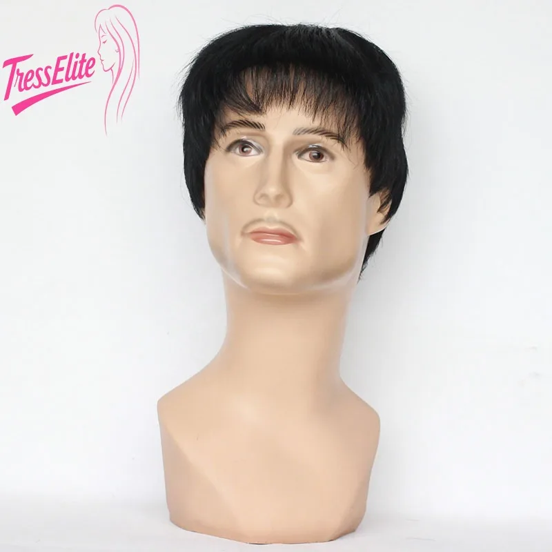 High Quality Men's Short Human Hair 4 Inch Full Machine Wigs Natural Color 180% Density for Daily Wear 100% Unprocessed
High Quality Men's Short Human Hair 4 Inch Full Machine Wigs Natural Color 180% Density for Daily Wear 100% Unprocessed