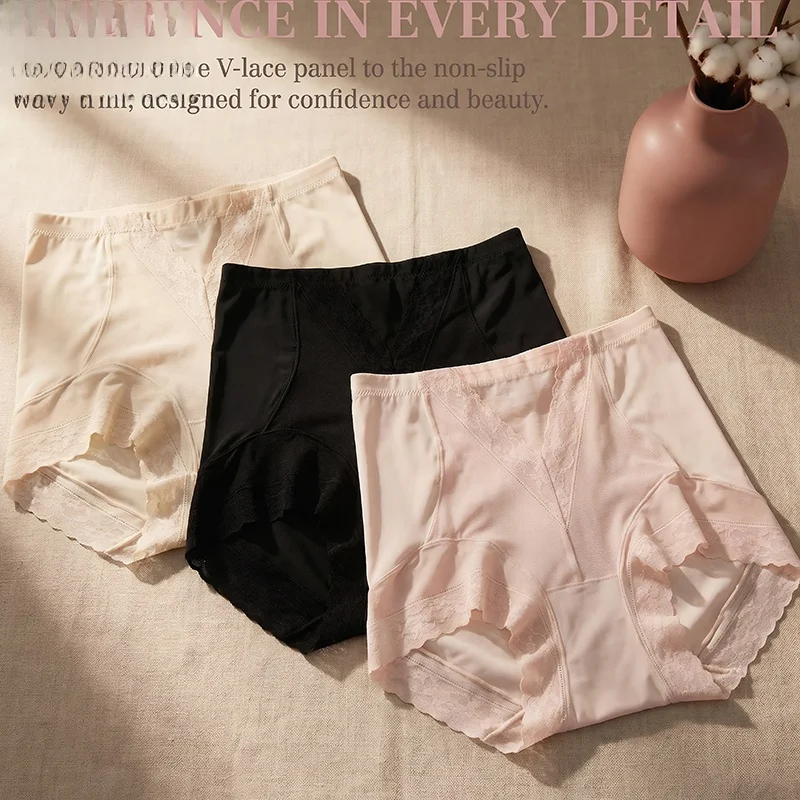 High Waist Lift Butt Panties Women's Summer High Quality Luxury Large Size Abdomen Control Mom Style Underwear
High Waist Lift Butt Panties Women's Summer High Quality Luxury Large Size Abdomen Control Mom Style Underwear