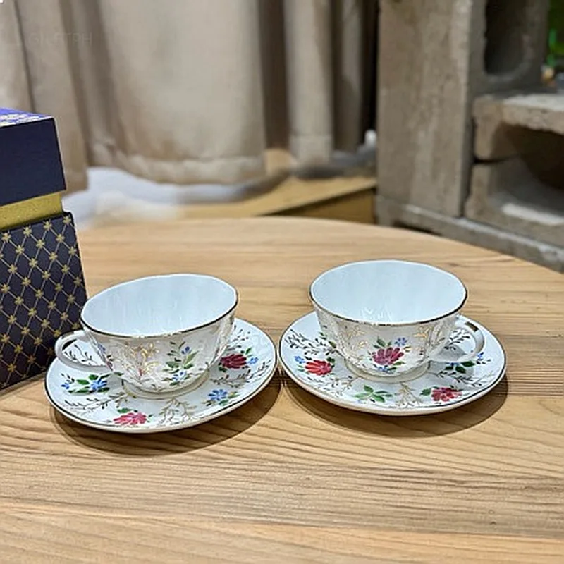 Lomonosov Style Grass Wishes Porcelain Coffee Cup Saucer Set European Advanced Afternoon Tea Gift Box Home Drinkware Collection
Lomonosov Style Grass Wishes Porcelain Coffee Cup Saucer Set European Advanced Afternoon Tea Gift Box Home Drinkware Collection