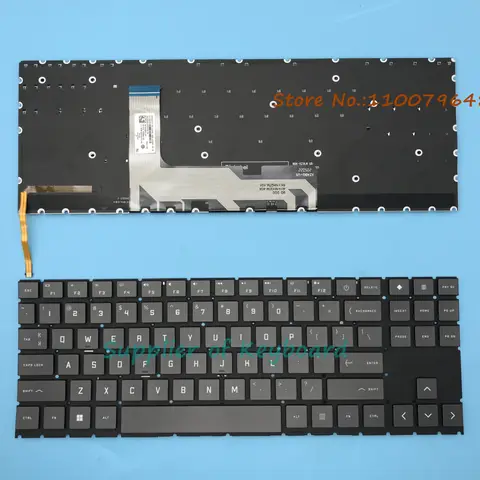 NEW English/Spanish/French Keyboard For HP Omen 16-b0000 16-b1000 16-b0506la 16t-b000 16-c 16-c0000 16z-c000 Backlit