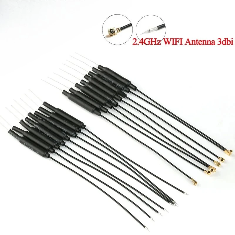 10pcs/1pc 2.4GHz 2.G WIFI Antenna 3dbi UF.L IPX Connector Brass Inner Aerial 15cm Length 1.13 Cable HLK-RM04 ESP-07
10pcs/1pc 2.4GHz 2.G WIFI Antenna 3dbi UF.L IPX Connector Brass Inner Aerial 15cm Length 1.13 Cable HLK-RM04 ESP-07