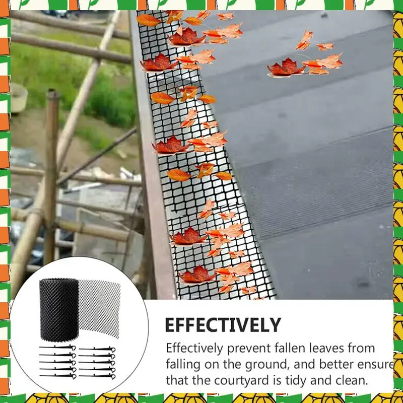 Strainer 2 Set Gutter Guard Mesh Protector Screen Roll Anti- Falling Leaf Guard Leaf Protection Cover To Gutter Drain Durable
Strainer 2 Set Gutter Guard Mesh Protector Screen Roll Anti- Falling Leaf Guard Leaf Protection Cover To Gutter Drain Durable