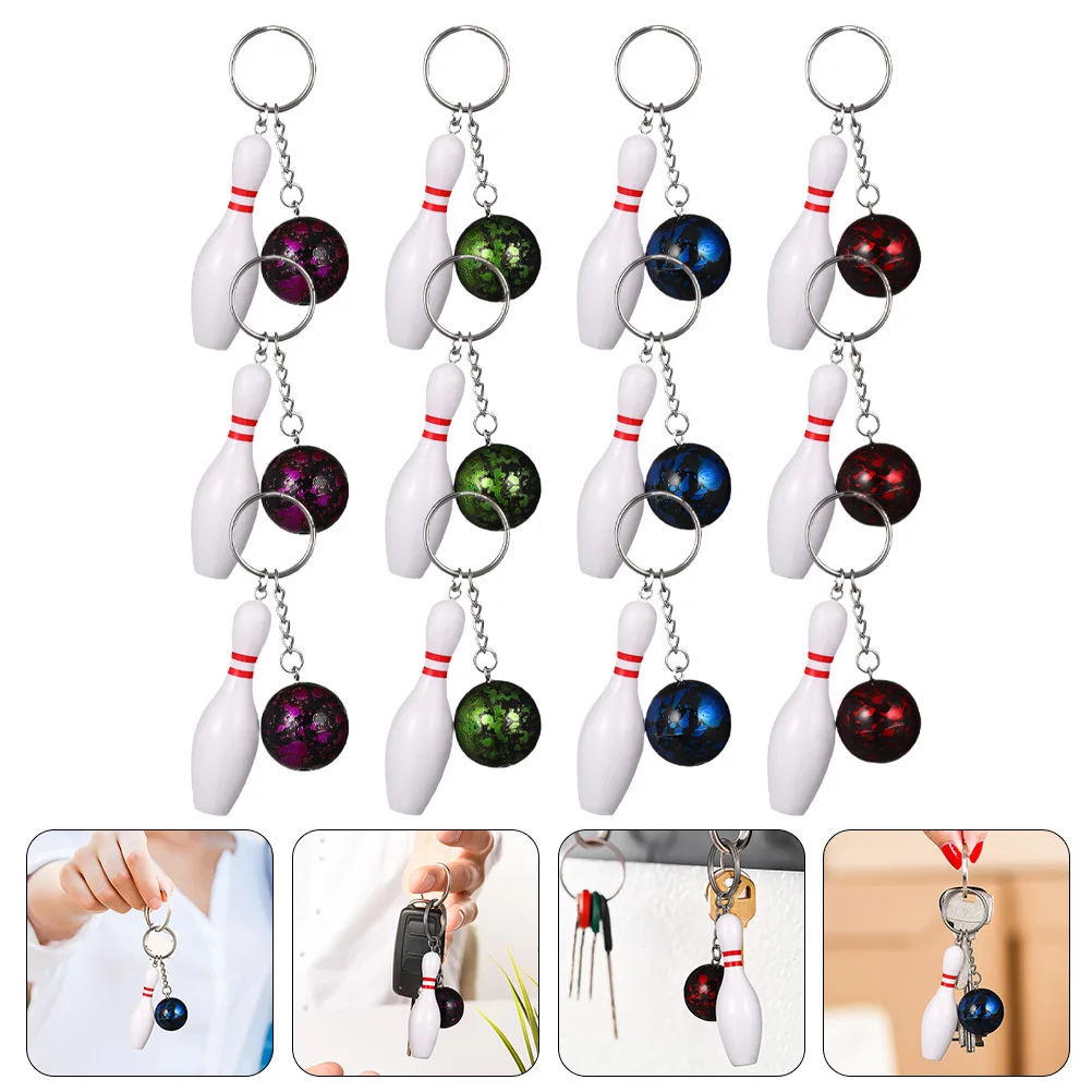 12Pcs Bowling Keychain Creative Sports Decoration Lightweight Mini Keychains Hanging Bag Ornaments Durable Gifts
12Pcs Bowling Keychain Creative Sports Decoration Lightweight Mini Keychains Hanging Bag Ornaments Durable Gifts