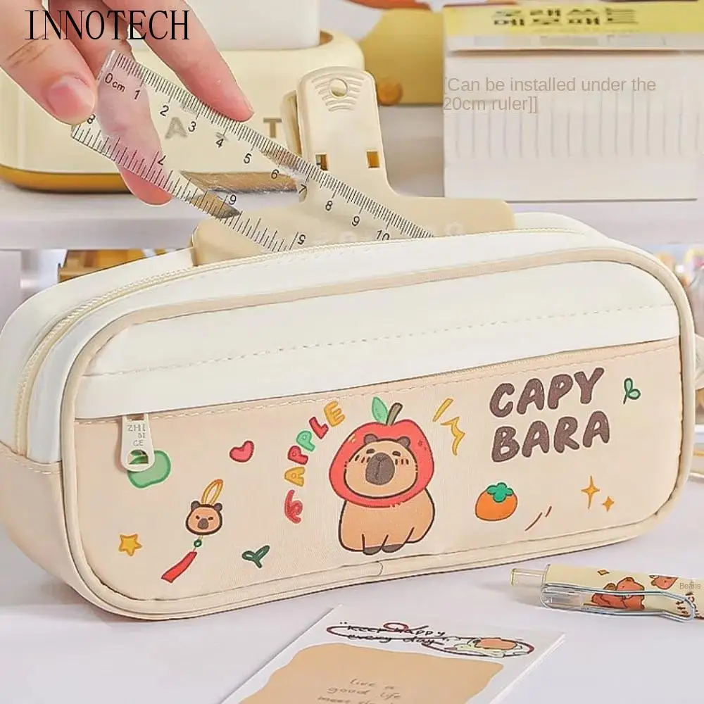 Pencil Case Capybara Stationery Bag Desktop Storage Cosmetics/Card/Pens Large Capybara Pen Bag Capibala Large Capacity
Pencil Case Capybara Stationery Bag Desktop Storage Cosmetics/Card/Pens Large Capybara Pen Bag Capibala Large Capacity