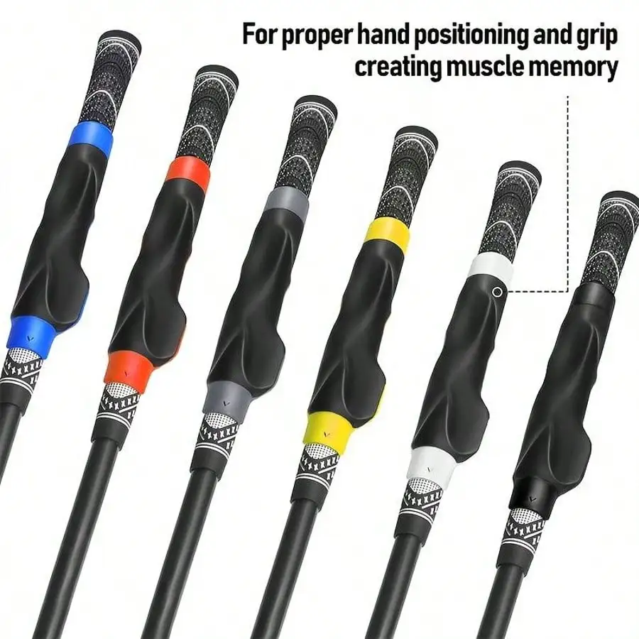 Golf grip correction trainer practical auxiliary tool helps master standard holding posture for beginner golf sports practice
Golf grip correction trainer practical auxiliary tool helps master standard holding posture for beginner golf sports practice