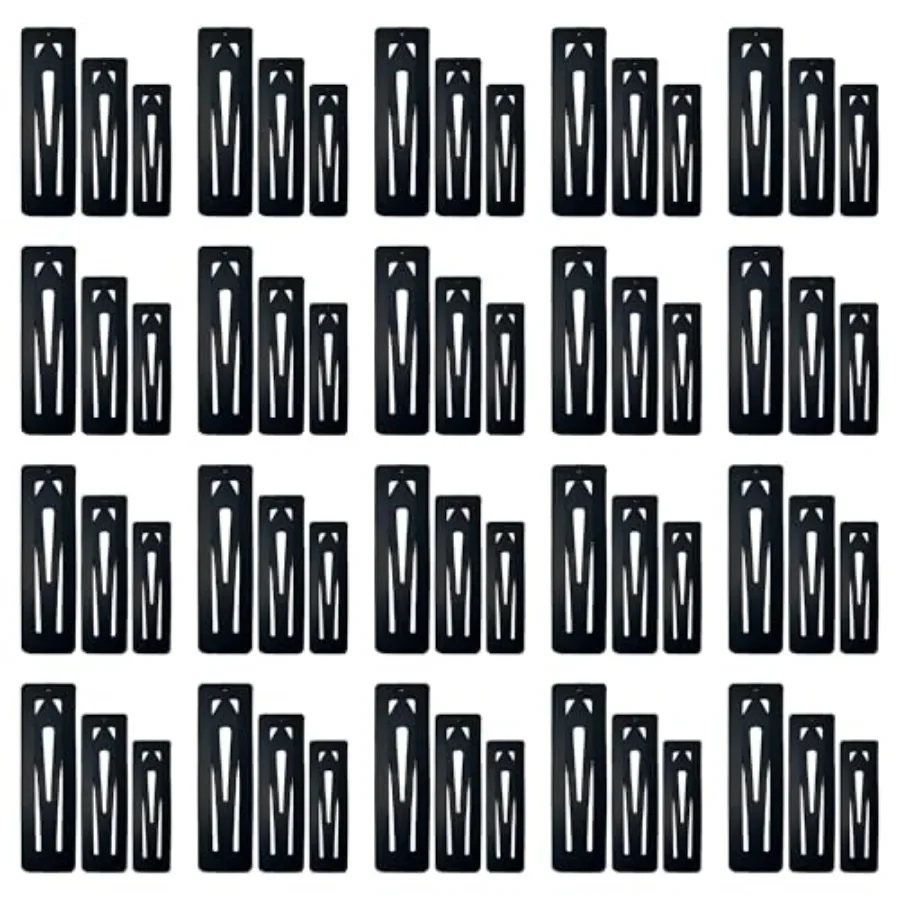 60 Pcs Black Barrettes for Women and Girls, Metal Snap Hair Clips for Women in 3 Sizes 2 Inch, 2.36 Inch, 2.75 Inch for Daily H
60 Pcs Black Barrettes for Women and Girls, Metal Snap Hair Clips for Women in 3 Sizes 2 Inch, 2.36 Inch, 2.75 Inch for Daily H