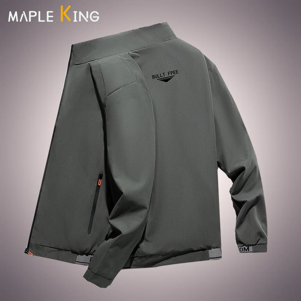 Spring Autumn Chaquetas Hombre Streetwear Casual Mens Lightweight Jackets Solid zipper Stand Collar Men Windbreaker Plus Size
Spring Autumn Chaquetas Hombre Streetwear Casual Mens Lightweight Jackets Solid zipper Stand Collar Men Windbreaker Plus Size
