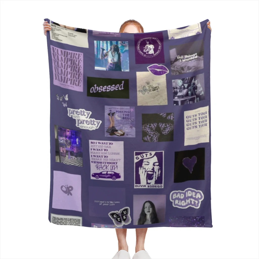 Olivia Vampire Rodrigos Sour Blanket Flange Textile Decor Portable Super Soft Throw Blankets for Home Office Plush Thin Quilt
Olivia Vampire Rodrigos Sour Blanket Flange Textile Decor Portable Super Soft Throw Blankets for Home Office Plush Thin Quilt