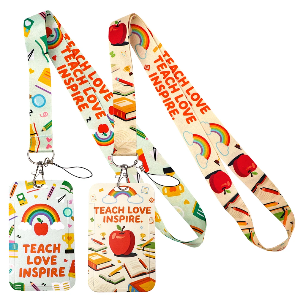Apple Rainbow Neck Strap Keychain Badge Holder ID Credit Card Pass Hang Rope Lariat Lanyard for Keys Teachers Student Gifts
Apple Rainbow Neck Strap Keychain Badge Holder ID Credit Card Pass Hang Rope Lariat Lanyard for Keys Teachers Student Gifts