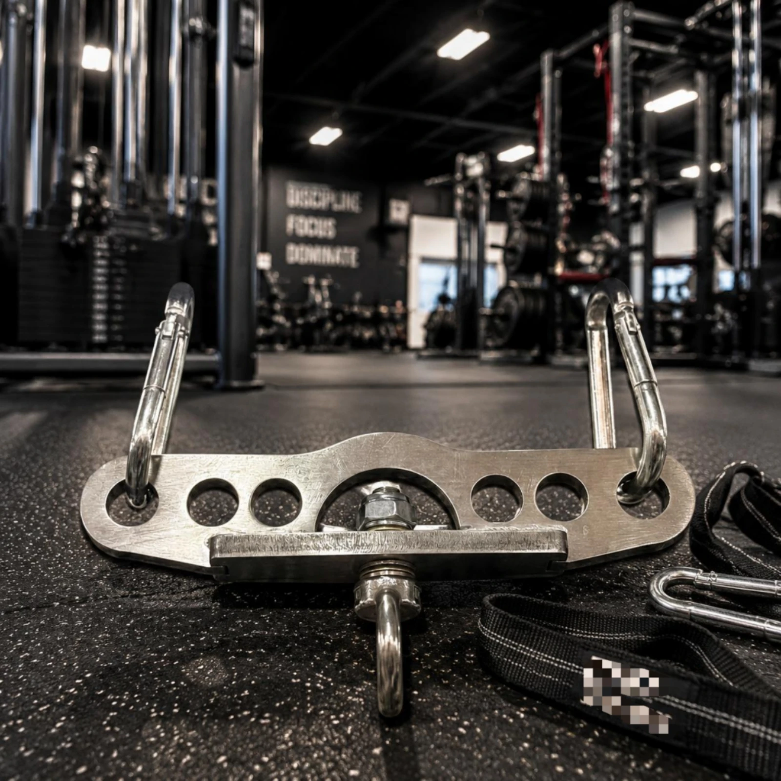Lat Pulldown Adapter Plate Free Rotation Pull down Conversion Plate Lat Pulldown Adapter Heavy Duty Pulley Conversion Board