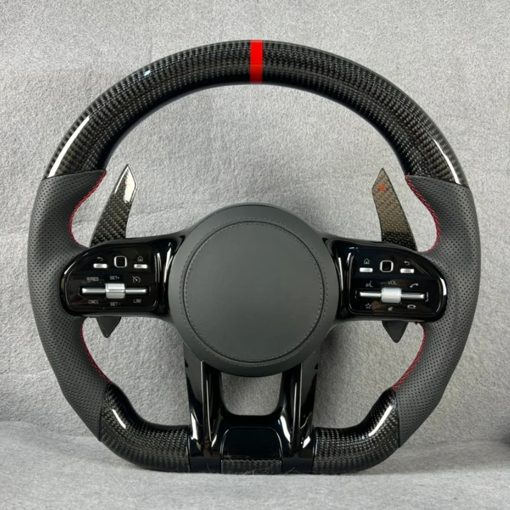 For Mercedes Benz C190 W117 W166 W177 S500 W205 W213 W216 W217 W218 W222 W253 GLE G63 C63 AMG Carbon Fiber Steering Wheel
For Mercedes Benz C190 W117 W166 W177 S500 W205 W213 W216 W217 W218 W222 W253 GLE G63 C63 AMG Carbon Fiber Steering Wheel
