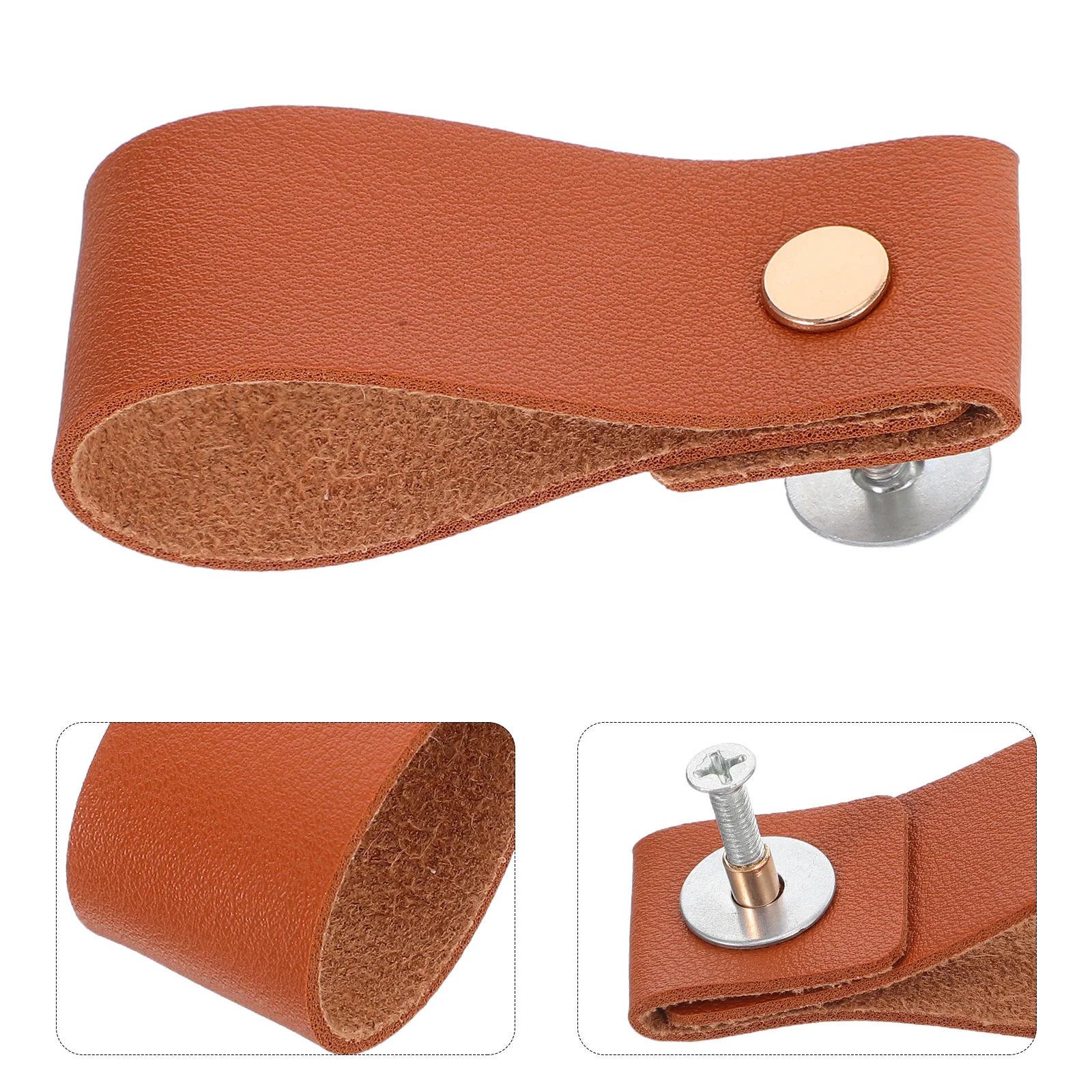 6Pcs PU Pull Handles Brown Modern Minimalist Cabinet Knobs for Bathroom Kitchen Closet Drawer Hardware
6Pcs PU Pull Handles Brown Modern Minimalist Cabinet Knobs for Bathroom Kitchen Closet Drawer Hardware