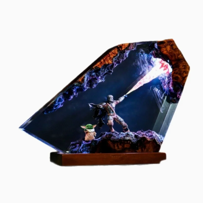 Mandalorian Resin Art Lamp Craft Resin Finished Product Exquisite Home Decor Ornament
Mandalorian Resin Art Lamp Craft Resin Finished Product Exquisite Home Decor Ornament