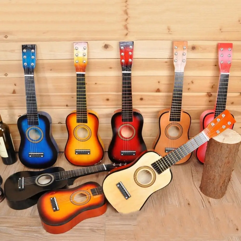 Solid Wood Children's Guitar Adjustable String Knob Multi-color Children's Instrument Toy High Sound Quality 21 Inch
Solid Wood Children's Guitar Adjustable String Knob Multi-color Children's Instrument Toy High Sound Quality 21 Inch