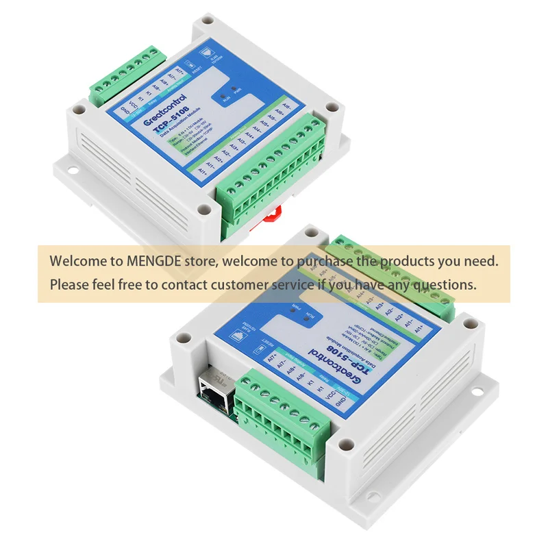 TCP-5108 TCP-5104 8 Channel Analog Input To Ethernet Data Acquisition Module Converter 4-20mA 0-5V Input Modbus TCP IP
TCP-5108 TCP-5104 8 Channel Analog Input To Ethernet Data Acquisition Module Converter 4-20mA 0-5V Input Modbus TCP IP