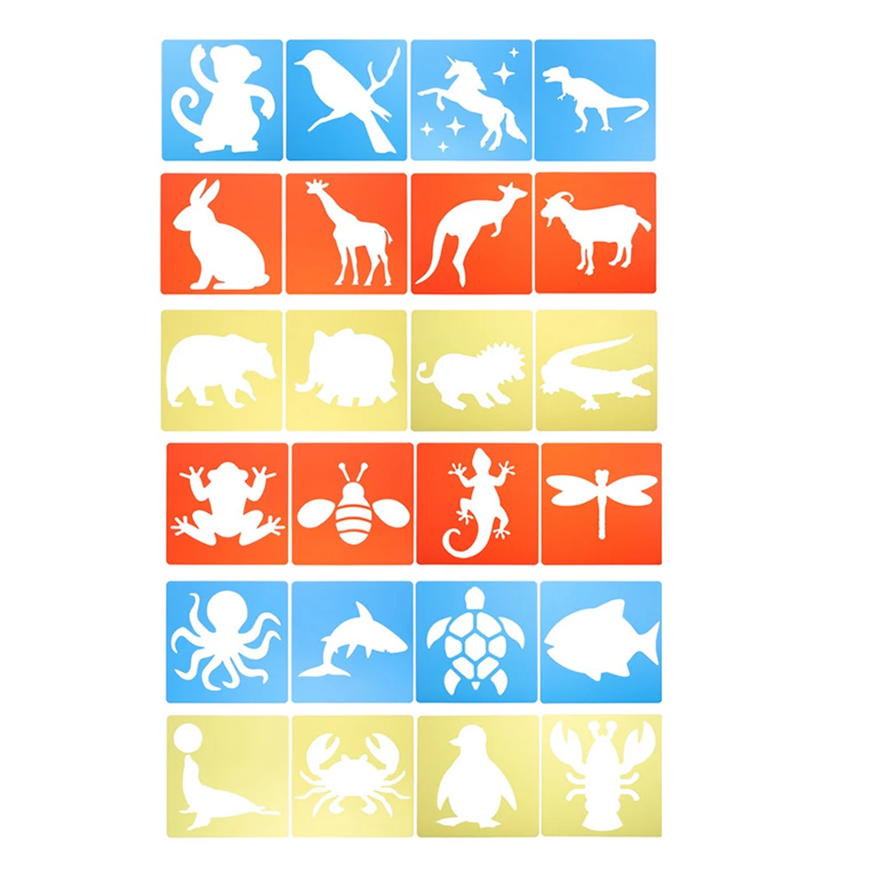 24pcs Painting Stencils Set Animal Shape Stencils Washable Reusable Templates Animal Shape DIY Crafts Tools Supplies
24pcs Painting Stencils Set Animal Shape Stencils Washable Reusable Templates Animal Shape DIY Crafts Tools Supplies