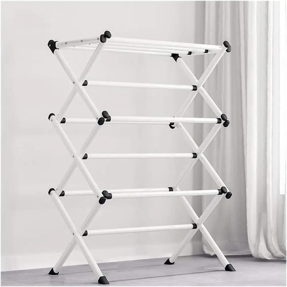 3-Level Folding Clothes Drying Rack, Ideal for Indoor/Outdoor Use, Compact and Stain-Free
3-Level Folding Clothes Drying Rack, Ideal for Indoor/Outdoor Use, Compact and Stain-Free