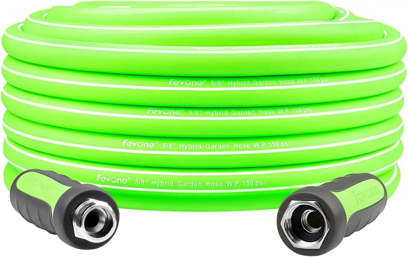 55ft Lightweight Hybrid Garden Hose, Flexible Durable with Leak-Free Connections for Easy Watering
55ft Lightweight Hybrid Garden Hose, Flexible Durable with Leak-Free Connections for Easy Watering