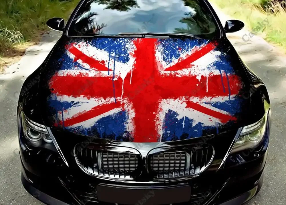 British flag Car hood sticker wrapped vinyl film hood decal sticker universal painting modification protective film decal
British flag Car hood sticker wrapped vinyl film hood decal sticker universal painting modification protective film decal