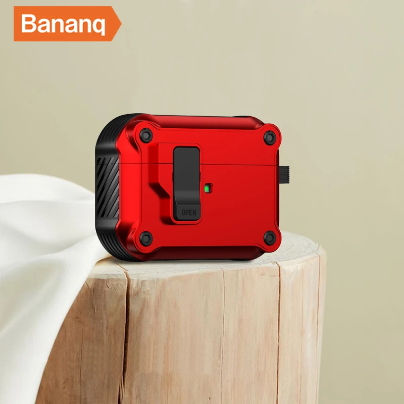 Bananq Catapult Switch Shockproof Earphone Case For Apple Airpods 3 2 1 TPU+PC+Magnet Protective Hooks Cover For AirPods Pro 2
Bananq Catapult Switch Shockproof Earphone Case For Apple Airpods 3 2 1 TPU+PC+Magnet Protective Hooks Cover For AirPods Pro 2