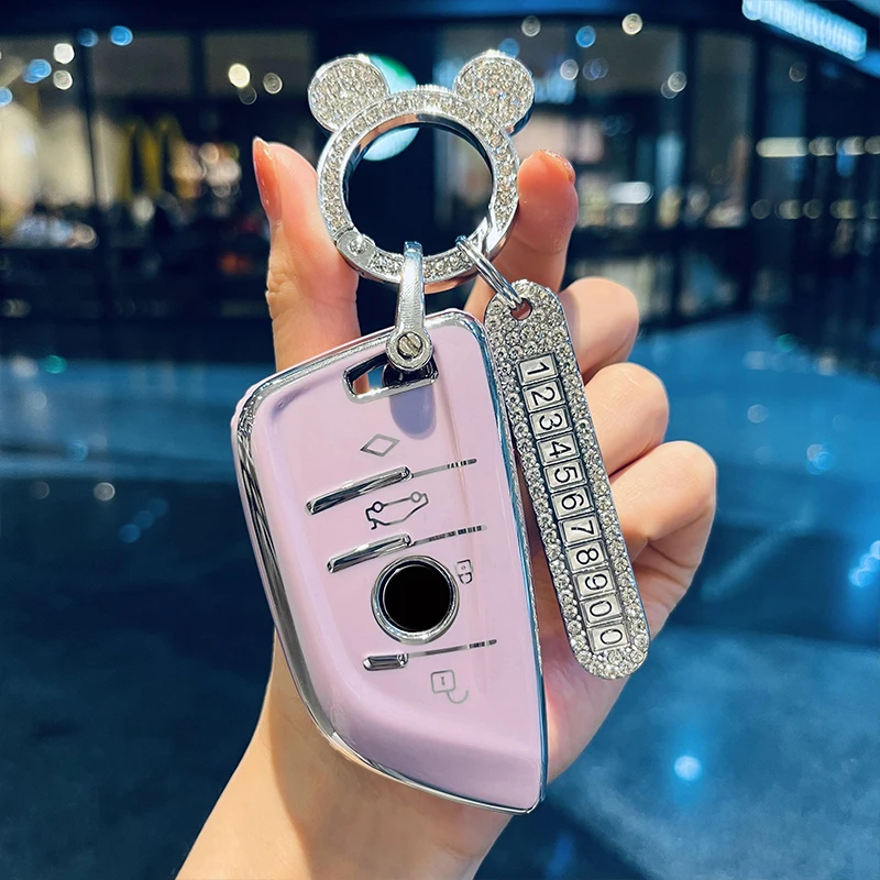 Fashion TPU Car Key Case Cover Fob For BMW X3 X5 G05 X6 1 3 5 7 Series M3 M4 F30 F34 F25 F10 E34 E36 F20 G30 F15 F16 Keychain 
Fashion TPU Car Key Case Cover Fob For BMW X3 X5 G05 X6 1 3 5 7 Series M3 M4 F30 F34 F25 F10 E34 E36 F20 G30 F15 F16 Keychain