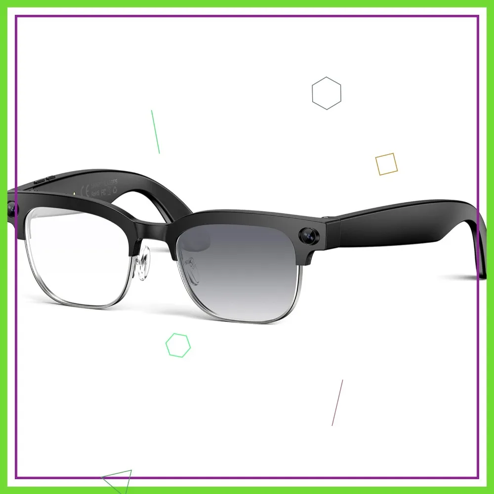 AI Smart Glasses with 8MP 4K Camera, Bluetooth, Voice Control, 133 Language Translation, IP67 Waterproof for Outdoor
AI Smart Glasses with 8MP 4K Camera, Bluetooth, Voice Control, 133 Language Translation, IP67 Waterproof for Outdoor