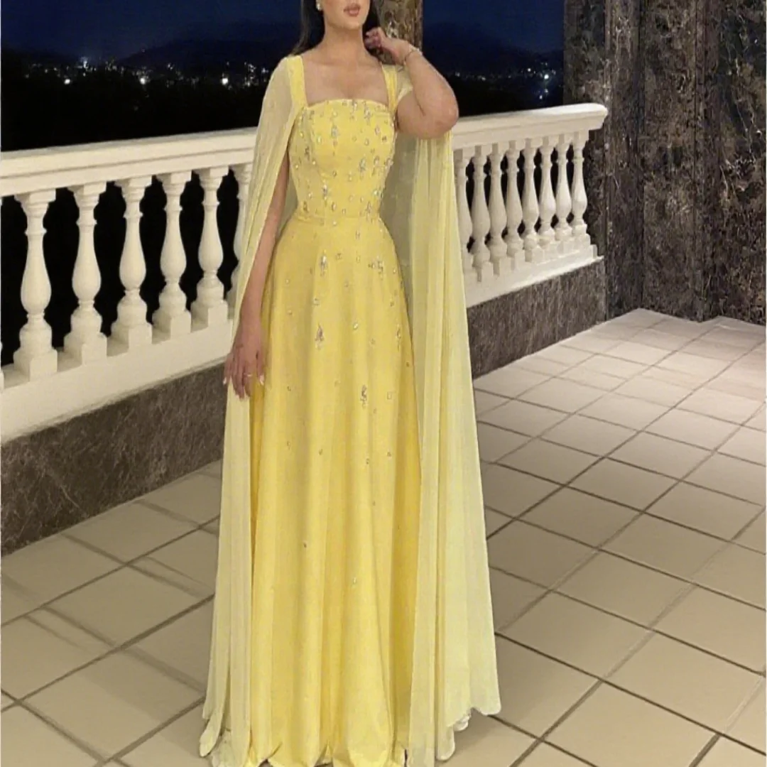 Customized modern-style sleeveless chiffon V-neck floor-length A-line evening dress for ladies, suitable for formal events
Customized modern-style sleeveless chiffon V-neck floor-length A-line evening dress for ladies, suitable for formal events