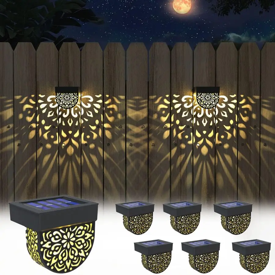 Fence Lights Wall lihgts Outdoor Decorations 6 Pack Solar Step Lights Outdoor Waterproof LED Solar Powered Warm Yellow Decorativ
Fence Lights Wall lihgts Outdoor Decorations 6 Pack Solar Step Lights Outdoor Waterproof LED Solar Powered Warm Yellow Decorativ