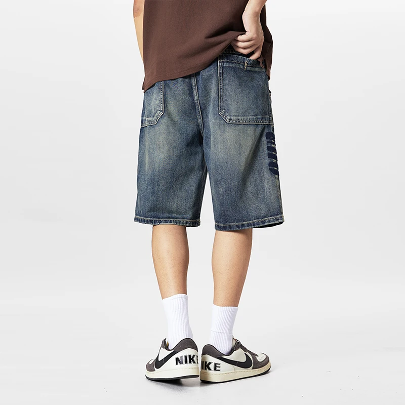 XY9931 Summer new denim shorts men's loose straight leg Elastic waist drawstring summer thin ice silk casual fashion versatile
XY9931 Summer new denim shorts men's loose straight leg Elastic waist drawstring summer thin ice silk casual fashion versatile