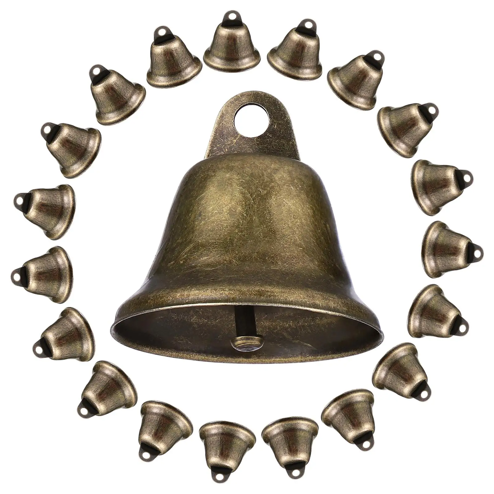 Hanging Jingle Bells for Crafts Hand Vintage Copper Hangable Metal Pendants Christmas
Hanging Jingle Bells for Crafts Hand Vintage Copper Hangable Metal Pendants Christmas