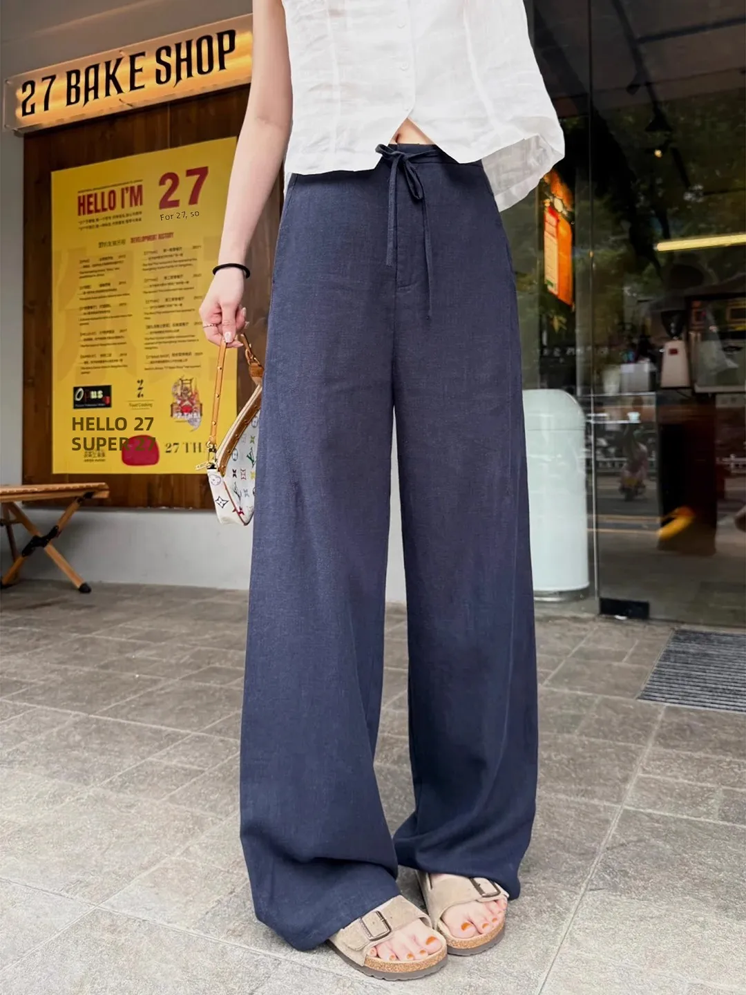 Lightweight Cotton Linen Wide Leg Pants Men's Summer Loose Fit Comfortable Drapey Sakamoto Sle Casual Trousers Breathable
Lightweight Cotton Linen Wide Leg Pants Men's Summer Loose Fit Comfortable Drapey Sakamoto Sle Casual Trousers Breathable