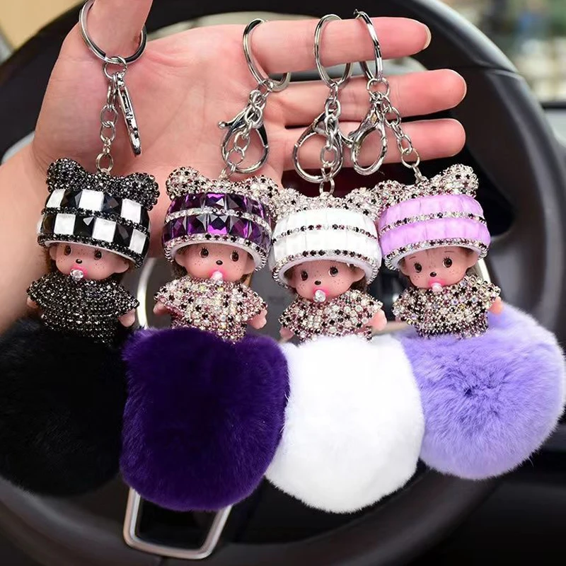 New Cartoon Monqijqij Keychain Cute Doll Keychain For Women Bag Car Key Chain Kawaii Key Ring On Bag Car Trinket Pendant Gift
New Cartoon Monqijqij Keychain Cute Doll Keychain For Women Bag Car Key Chain Kawaii Key Ring On Bag Car Trinket Pendant Gift