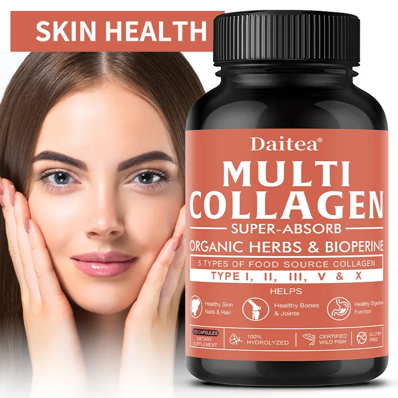 Мультиколлаген для женщин и мужчин — тип I, II, III, V, X, гидролизованные коллагеновые пептиды, поддерживают здоровье волос, кожи, суставов
Мультиколлаген для женщин и мужчин — тип I, II, III, V, X, гидролизованные коллагеновые пептиды, поддерживают здоровье волос, кожи, суставов