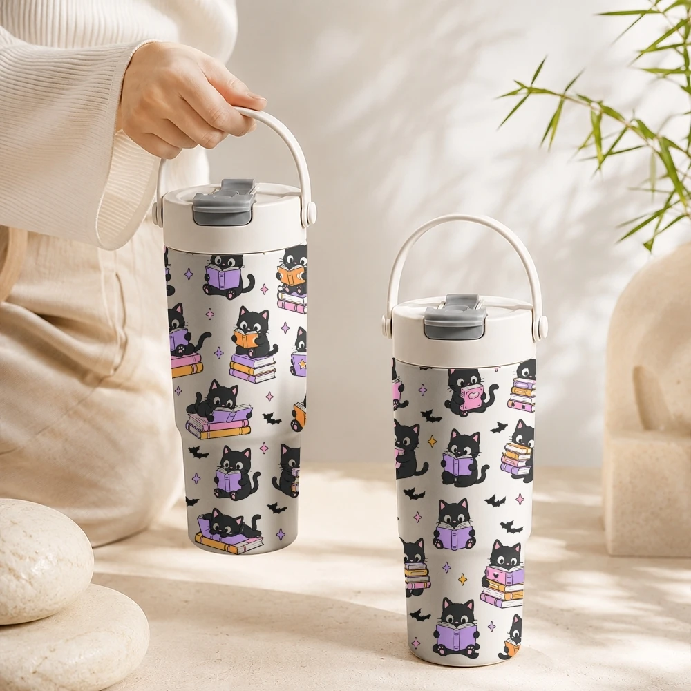 Halloween Book Loving Vacuum Flasks 700ml Large Capacity Ceramic Inner Vacuum Cup With Tea Filter & Hidden Straw
Halloween Book Loving Vacuum Flasks 700ml Large Capacity Ceramic Inner Vacuum Cup With Tea Filter & Hidden Straw