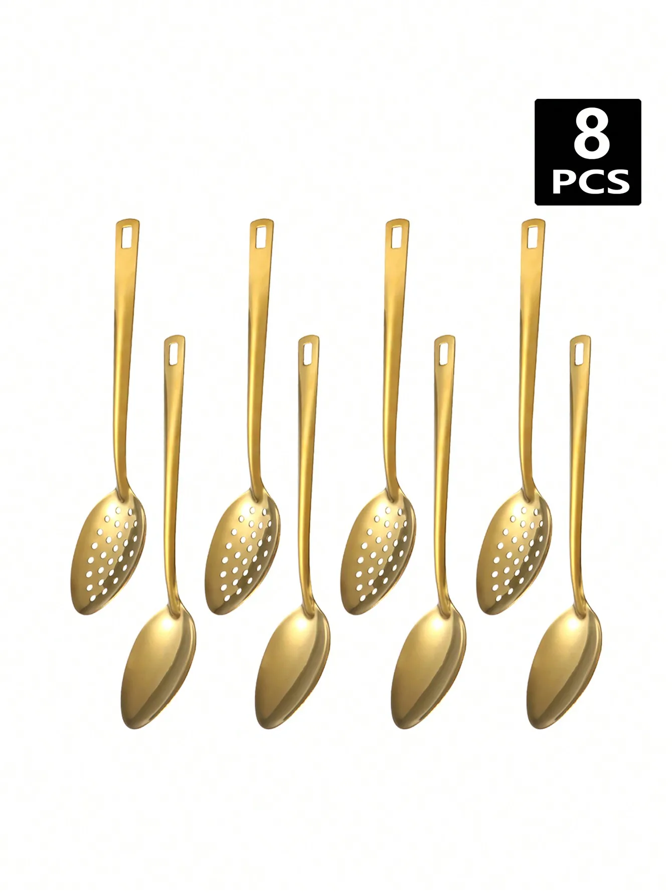 2/4/8pcs Stainless Steel Serving Spoons Cutlery Set, Suitable For Household, Hotel, Wedding And Party,Kitchen,Christmas Gift,School Supplies
2/4/8pcs Stainless Steel Serving Spoons Cutlery Set, Suitable For Household, Hotel, Wedding And Party,Kitchen,Christmas Gift,School Supplies
