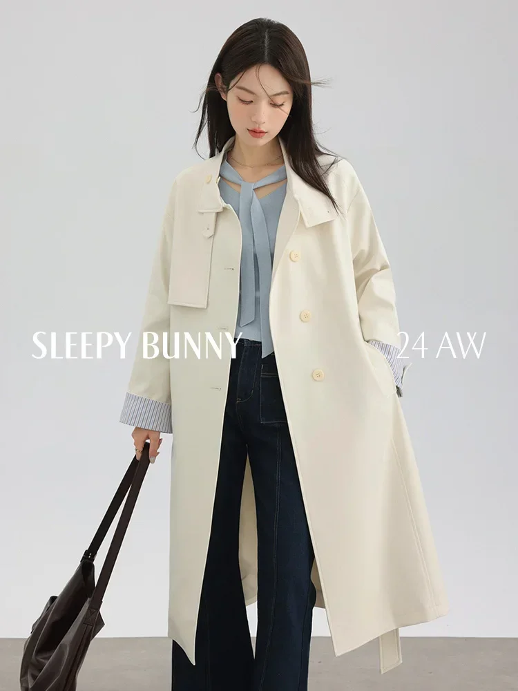 Spring Loose Fit Stand Collar Trench Coat Women Single Breasted Oversized Long Jacket Elegant Casual Shoulder Drop Outerwear
Spring Loose Fit Stand Collar Trench Coat Women Single Breasted Oversized Long Jacket Elegant Casual Shoulder Drop Outerwear