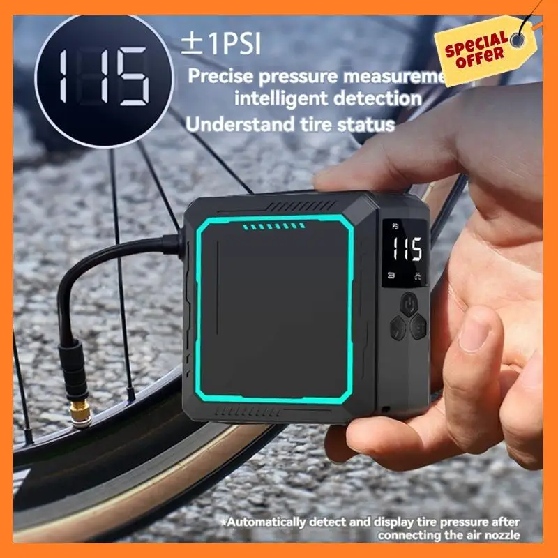 AD08-мини-электрический велосипедный воздушный насос 150PSI Мощный воздушный компрессор с дисплеем давления Мотоциклетный велосипедный насос для накачивания шин
AD08-мини-электрический велосипедный воздушный насос 150PSI Мощный воздушный компрессор с дисплеем давления Мотоциклетный велосипедный насос для накачивания шин