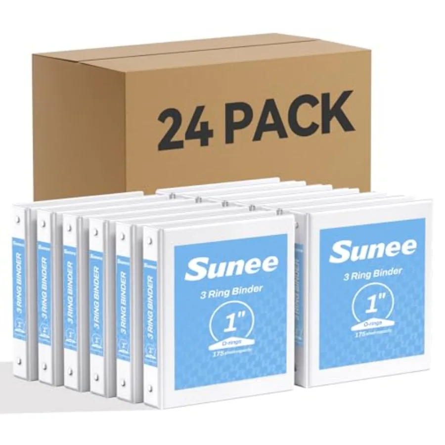 Binders 4 Bulk, Clear View Ring Binders PVC-Free Fit 8.5xes for School or Office Supplies
Binders 4 Bulk, Clear View Ring Binders PVC-Free Fit 8.5xes for School or Office Supplies